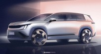 Hé lộ thiết kế của SUV điện ba hàng ghế Skoda Peaq